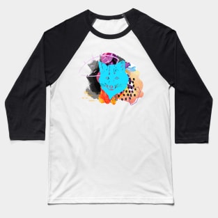 Fox abstract collage Baseball T-Shirt